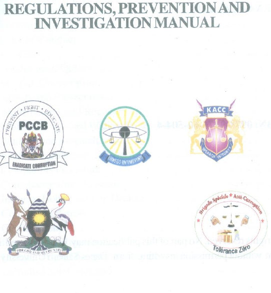 Regulation, Prevention and Investigation manual